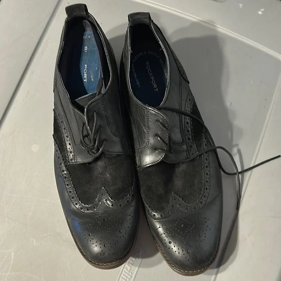 Rockport | Shoes | Rockport Black Leather Oxford Shoes  display picture 3